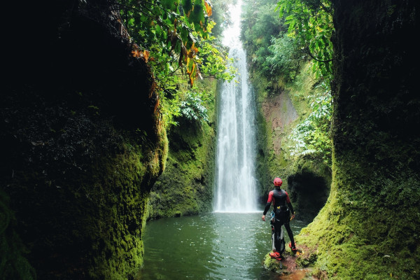 Hidden waterfall