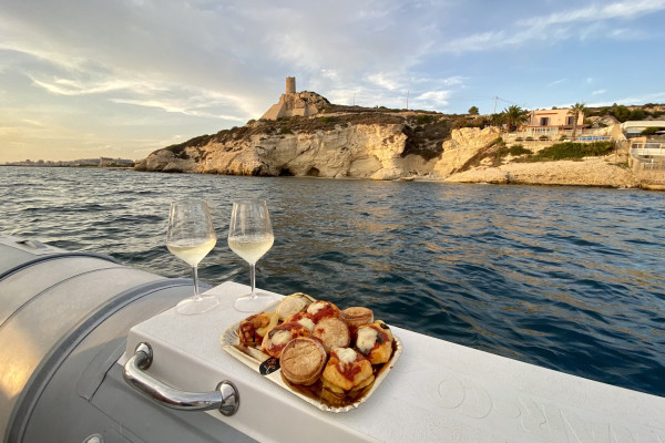 Raise a toast with a view of the most beautiful coast of South Sardinia