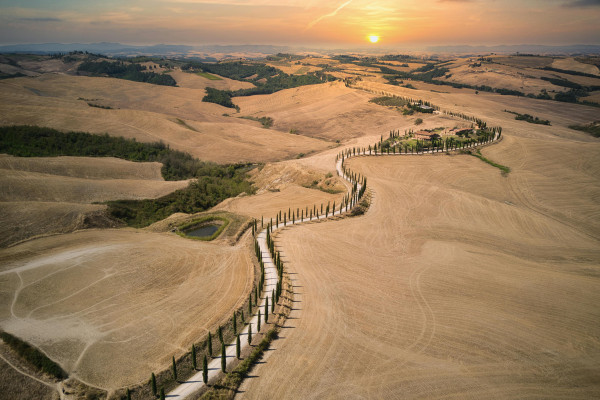 biking in tuscany