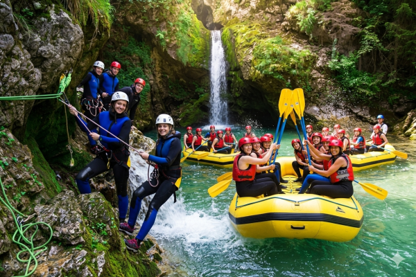OUTdoor Slovenia canyoning and rafting lake Bled main