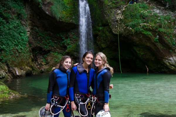 OUTdoor Slovenia canyoning and rafting bled canyon8ng