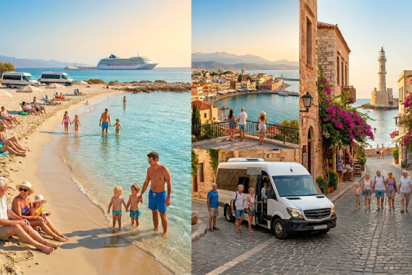 Chania Easy Shore Excursion from Souda Cruise Port – Beach & Old Town Experience