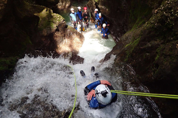 Canyoning with OUTdoor Slovenia