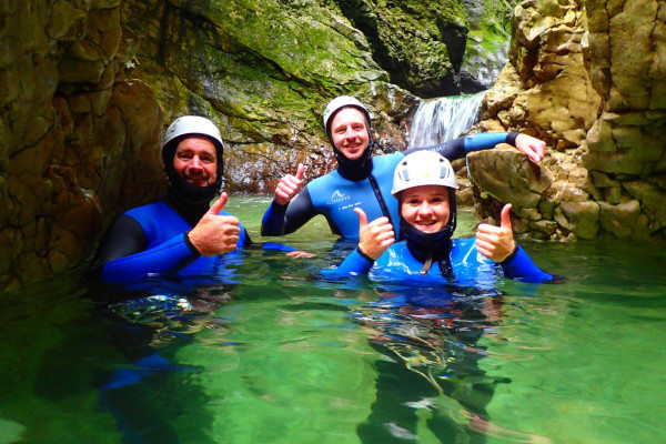 Canyoning with OUTdoor Slovenia