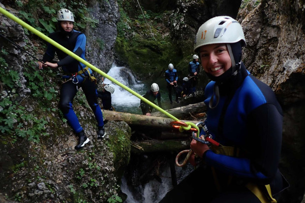Canyoning with OUTdoor Slovenia