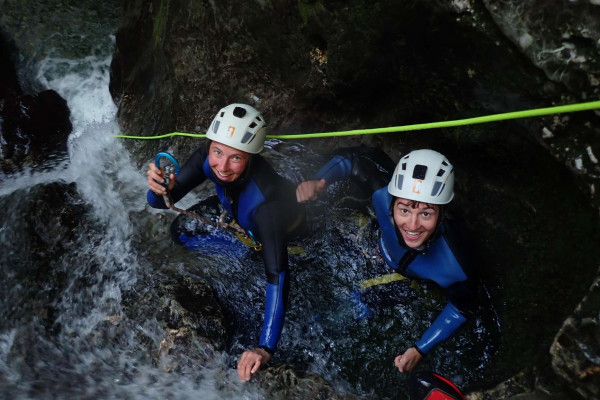 Canyoning with OUTdoor Slovenia