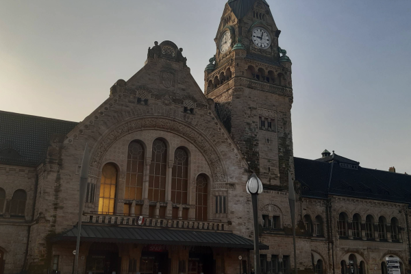 The train station in Metz