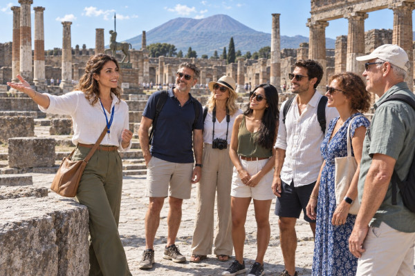 Pompeii: Skip-the-line entrance ticket + Guided tour