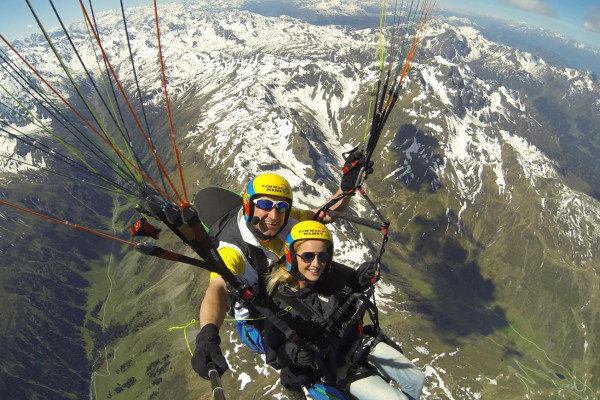 Paragleiten Tandemflug in Gaschurn St.Gallenkirch und Schruns 