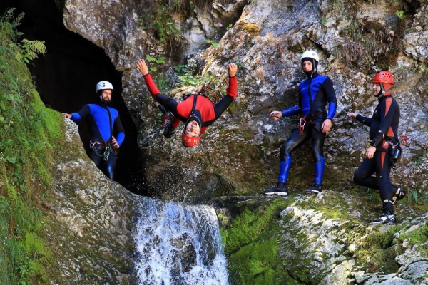 Canyoning with OUTdoor Slovenia