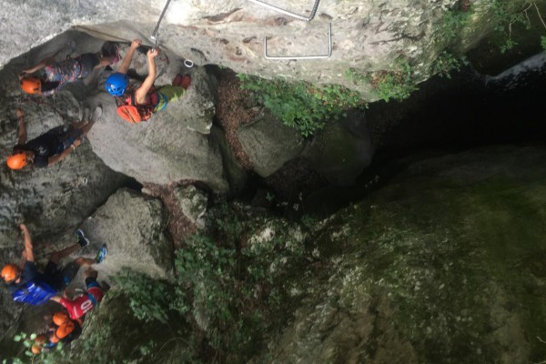 Ferrata Rio Salagoni castello di Drena Valle del Sarca Lago di Garda Trentino #lolgarda
