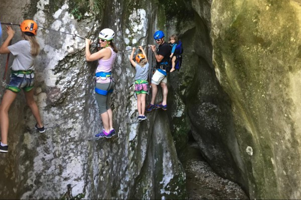 Ferrata Rio Salagoni castello di Drena Valle del Sarca Lago di Garda Trentino #lolgarda
