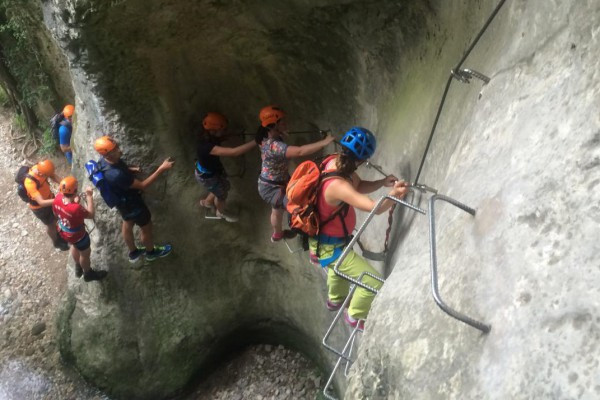 Ferrata Rio Salagoni castello di Drena Valle del Sarca Lago di Garda Trentino #lolgarda