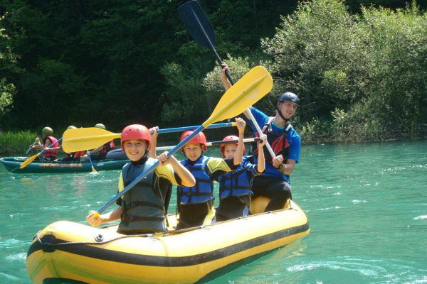 Paddling with group Paddling with group