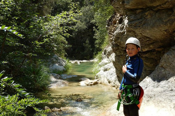 audin stream - family canyoning