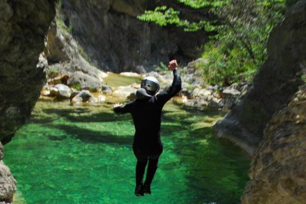 mercantour canyon - jumps