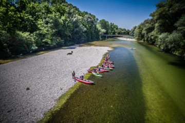 Kanutour auf der Isar (Halbtagstour)