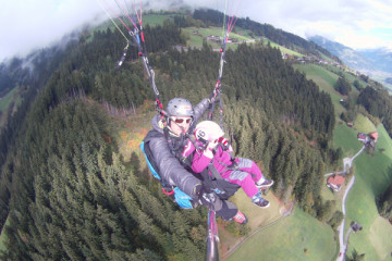 Tandem-Kinderflug