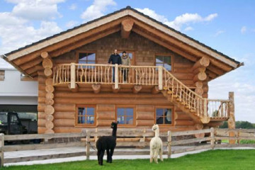 Übernachtung im Holzblockhaus inkl Alpawanderung in Cham