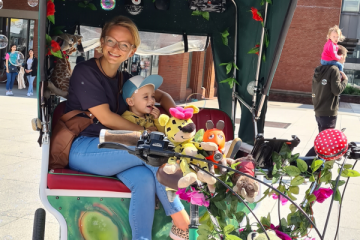 Kindergeburtstag mit der Rikscha