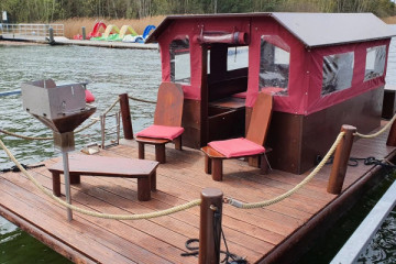 Floß am Senftenberger See
