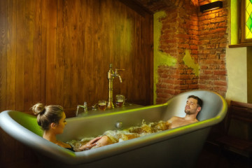 Bier Spa und Salzhöhle (Doppelbad)