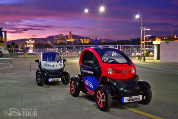 Tour von Malaga bei Nacht