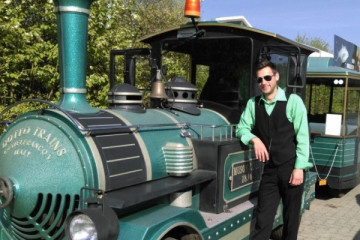 Stadtrundfahrt mit der Müritz Tschu Tschu Bahn in Waren