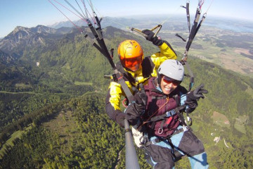 Tandemflug über Tirol