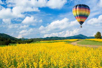 Ballonfahrt über Koblenz