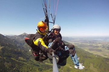 Tandemflug an der Hochries