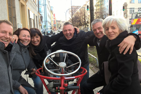Im Winter fahren unsere ConferenceBikes als Glühweinbikes durch München!