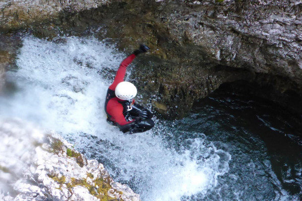 natürliche Rutschen 