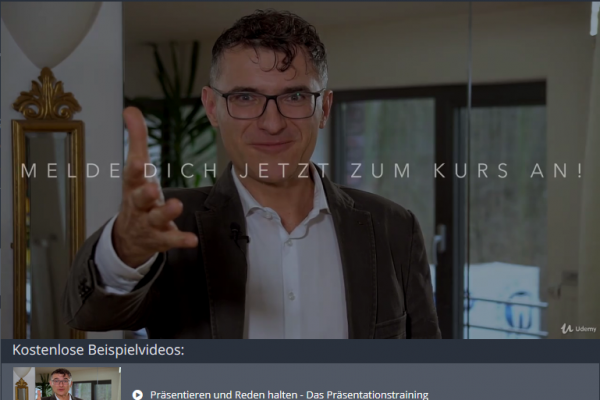 Melden Sie sich jetzt zum Kurs an