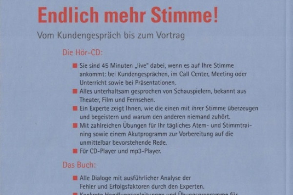 Endlich mehr Stimme!