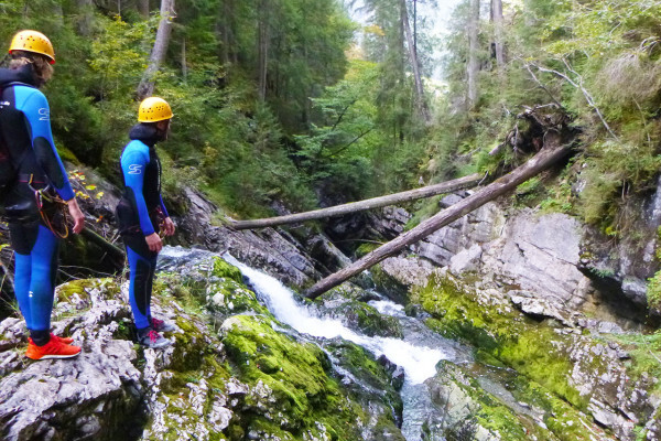 Canyoning im Schwarzwasserbach mit MAP-Erlebnis