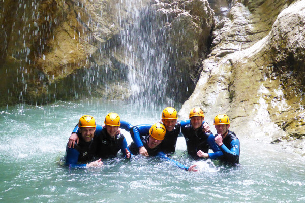 Canyoning im Schwarzwasserbach mit MAP-Erlebnis