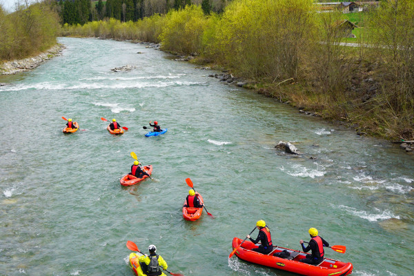 Wildwasser Rafting in Bayern mit MAP-Erlebnis.de