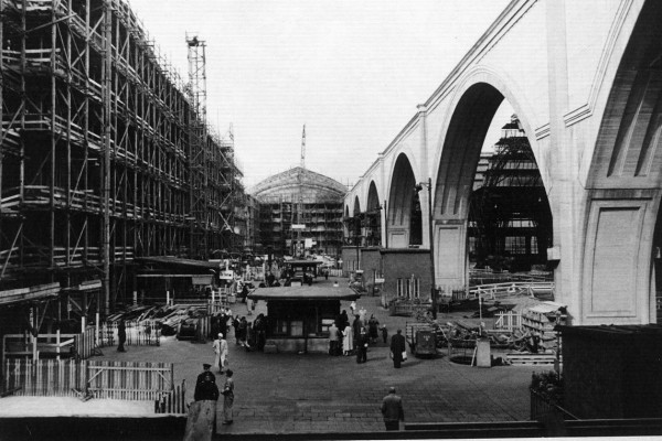 Der Wiederaufbau in den 1950iger Jahren.