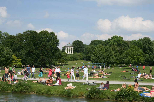 Sulky-Tour zum Englischen Garten