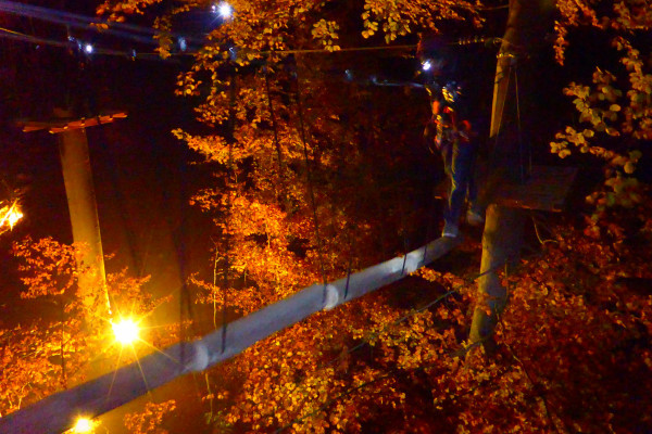 Ziplining by night DELUXE
Hängebrücke I