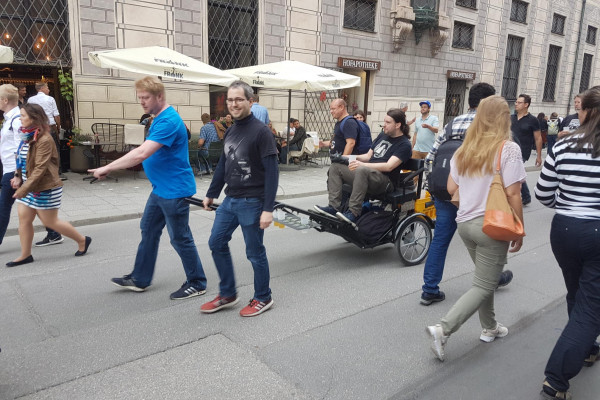 Sulkytour durch Münchens City