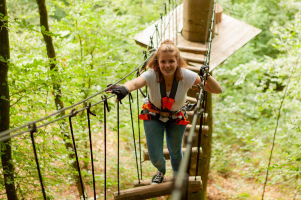 Zipline-Tour - Hängebrücke
EifelAdventures Berlingen