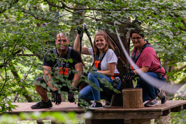 Zipline-Tour - Baumplattform
EifelAdventures Berlingen