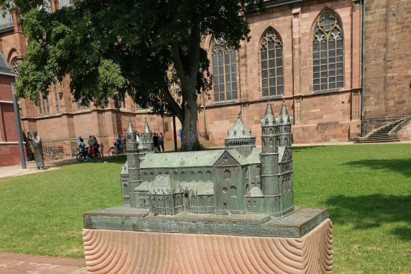 Das Dommodell - unser Treffpunklt ujd Start der Führung