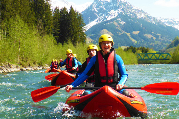 Der Rafting Klassiker - Canadier Tour auf der Iller