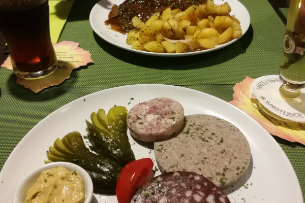 Speisenbeispiel im Restaurant 'Pfälzer'