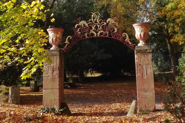 Eingang zum Schlossgarten Kirchheimbolanden