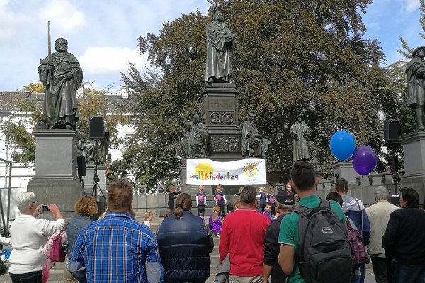 Veranstaltung auf dem Lutherplatz