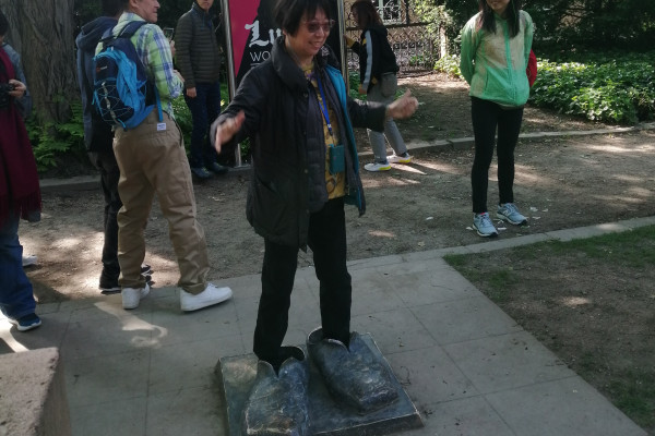 In Luthers Schuhen für einen Moment